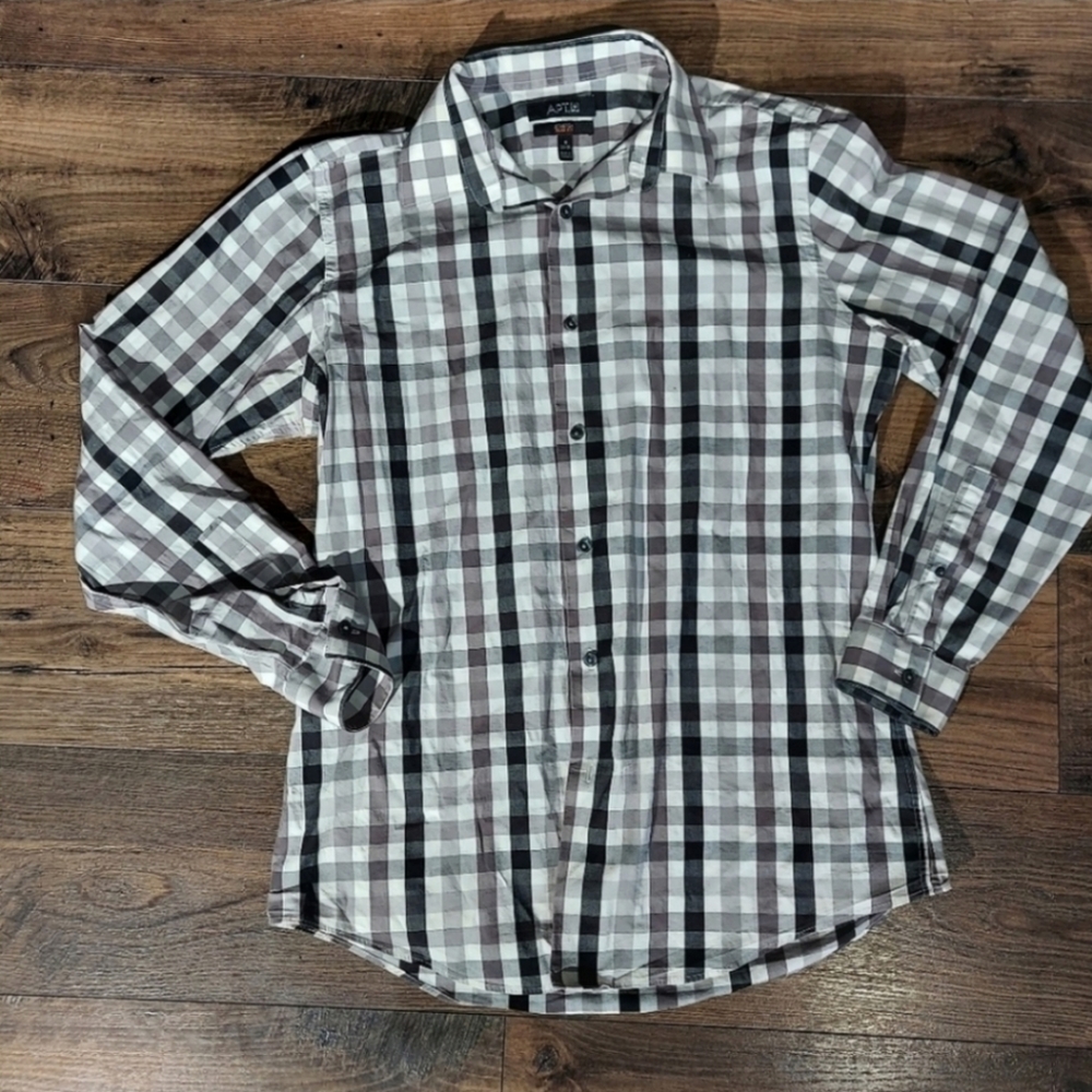 Apt. 9 Slim Fit Men's Dress Shirt-Large 16 042025